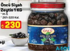 ÖNCÜ SİYAH ZEYTİN 1 KG